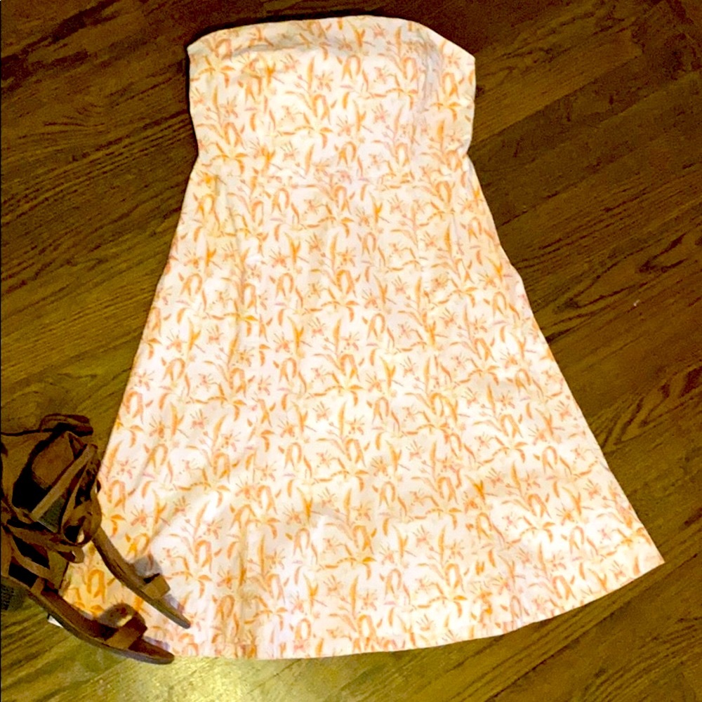 Gap Strapless sundress with stretch